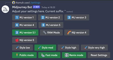 Midjourney Prompts: Comment créer des images époustouflantes avec l'IA 4 ajuster les paramètres dans Midjourney