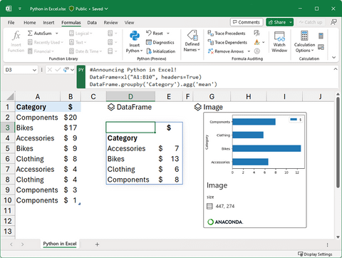 Utilisez Python dans Excel pour une productivité accrue 2 Microsoft apporte le langage de programmation Python à Excel.