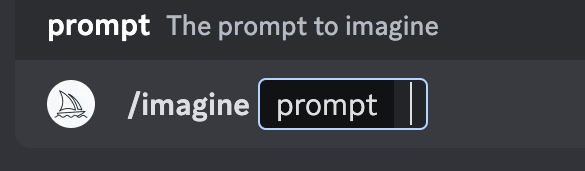 Midjourney Prompts: Comment créer des images époustouflantes avec l'IA 5 Une capture d'écran de l'entrée de l'invite Midjourney.