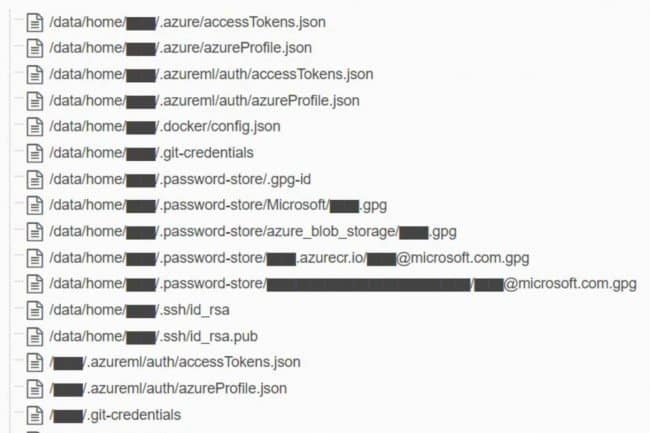 Microsoft Dévoile par Erreur 38 To de Données Sensibles 2 Voici un exemple spécifique de fichiers sensibles trouvés par Wiz