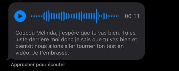 Les messages vocaux reçus dans l'application Messages sont désormais transcrits avec iOS 17.