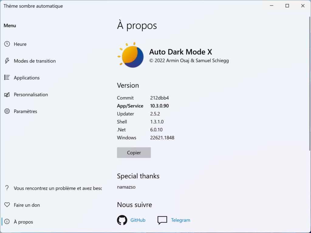 Auto Dark Mode – Windows 11