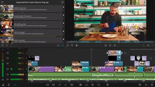 Montage vidéo professionnel LumaFusion sur Chromebook Plus
