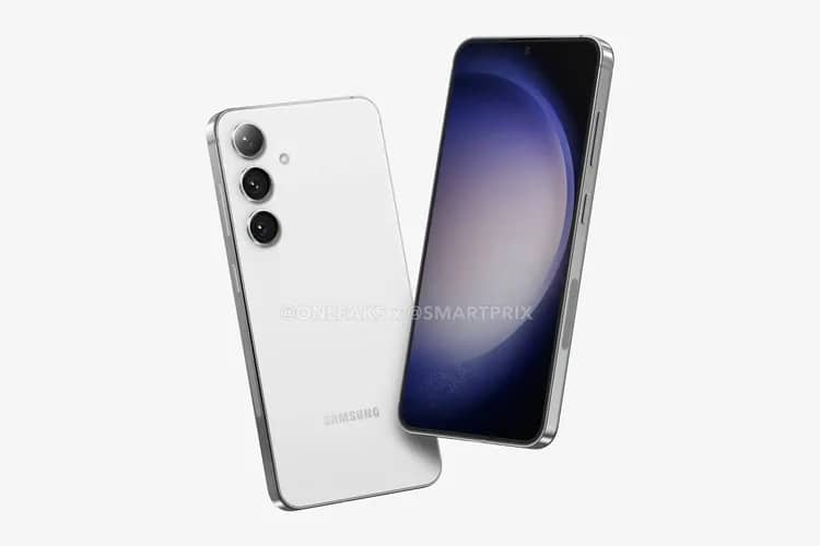 Le rendu du Samsung Galaxy S24 divulgué. Image : SmartPrix / OnLeaks