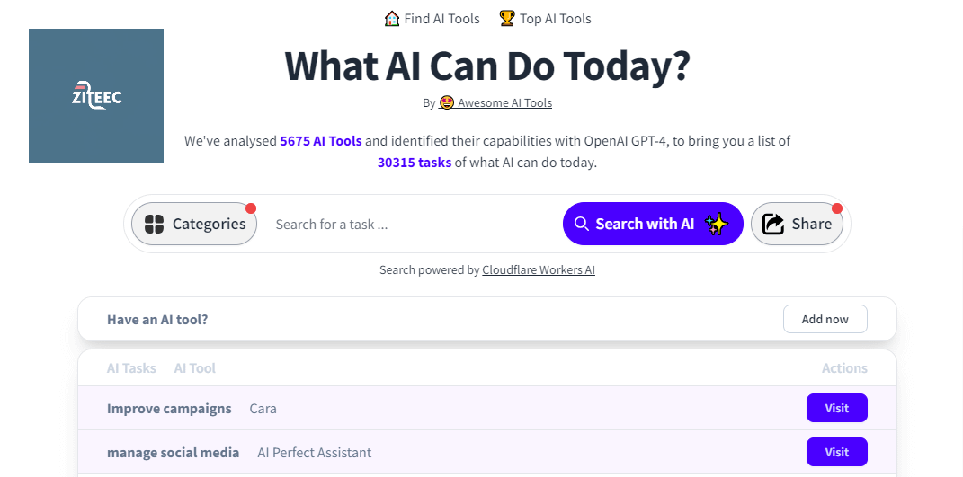 What AI Can Do Today